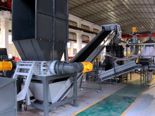 Maquinaria industrial para la recuperación de residuos metálicos de hierro y acero